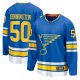Men's St. Louis Blues #50 Jordan Binnington Blue Home Breakaway Player Jersey
