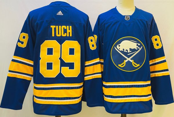 Men's #89 Alex Tuch Buffalo Sabres Blue City Edition NHL Jersey