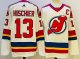Men's #13 Nico Hischier New Jersey Devils White NHL Jersey