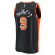 Men's New York Knicks RJ Barrett Fanatics Black Fastbreak Jersey - City Edition