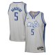 Youth Orlando Magic #5 Paolo Banchero Nike Silver 2025/26 City Edition Swingman Jersey